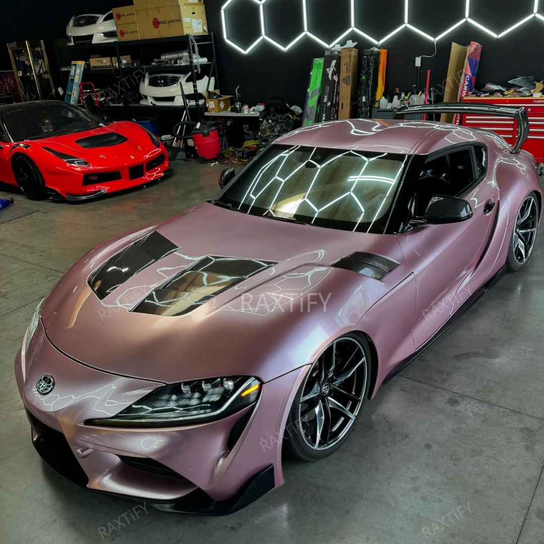 Gloss Metallic Passion Pink Vinyl Wrap