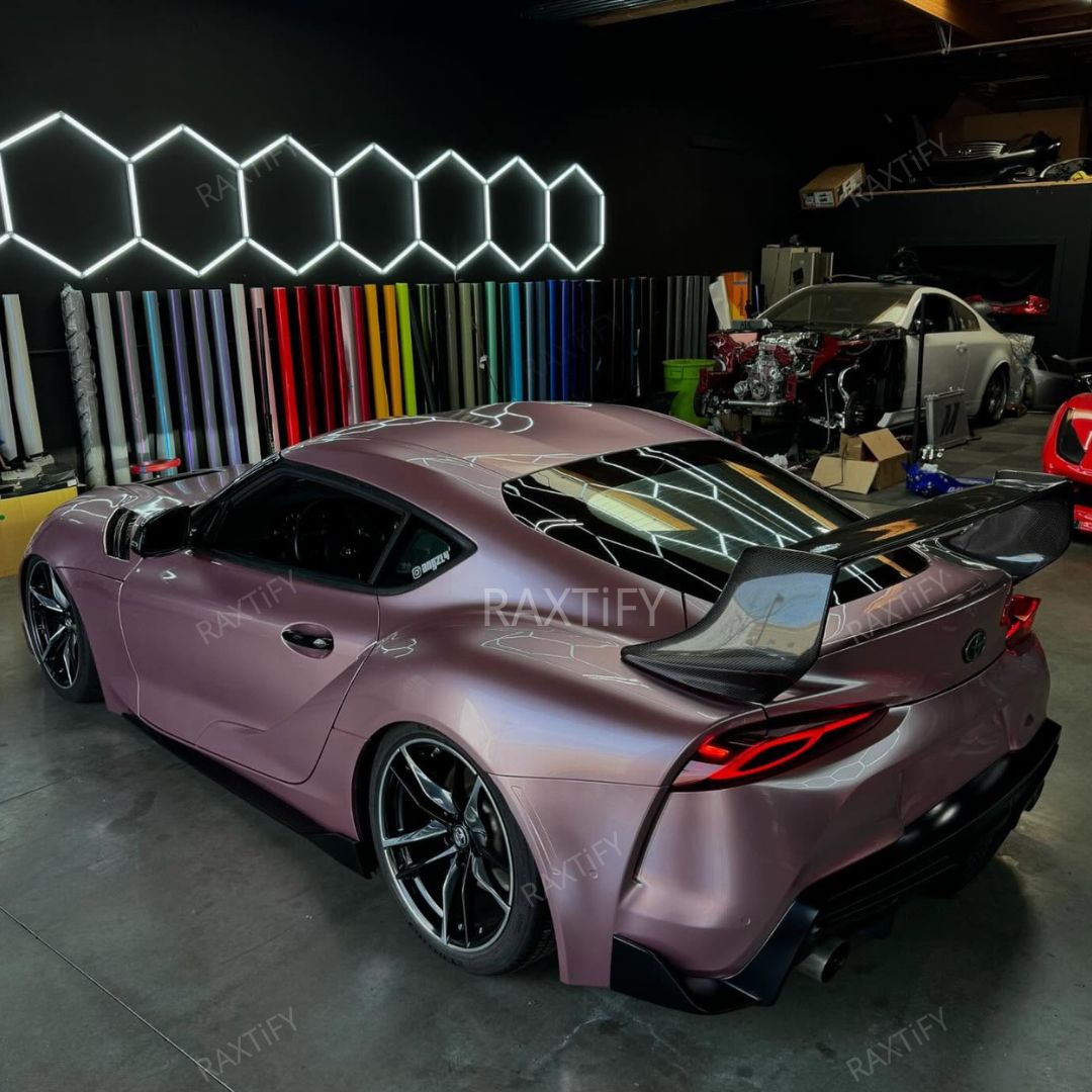 Gloss Metallic Passion Pink Vinyl Wrap