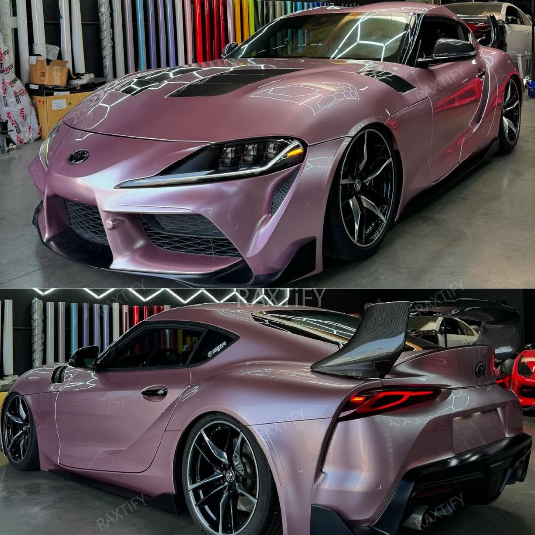 Gloss Metallic Passion Pink Vinyl Wrap