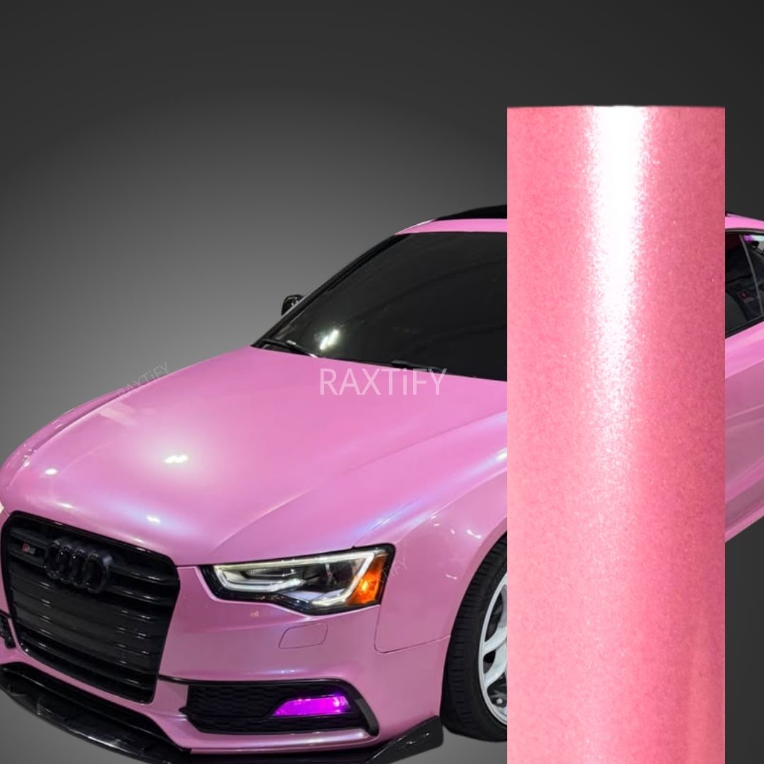 Gloss Metallic Pearl Pink Car Wrap