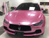Gloss Metallic Pearl Pink Car Wrap