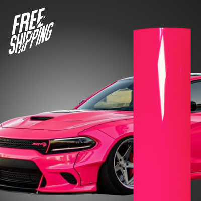 Gloss Metallic Princess Pink Vinyl Wrap