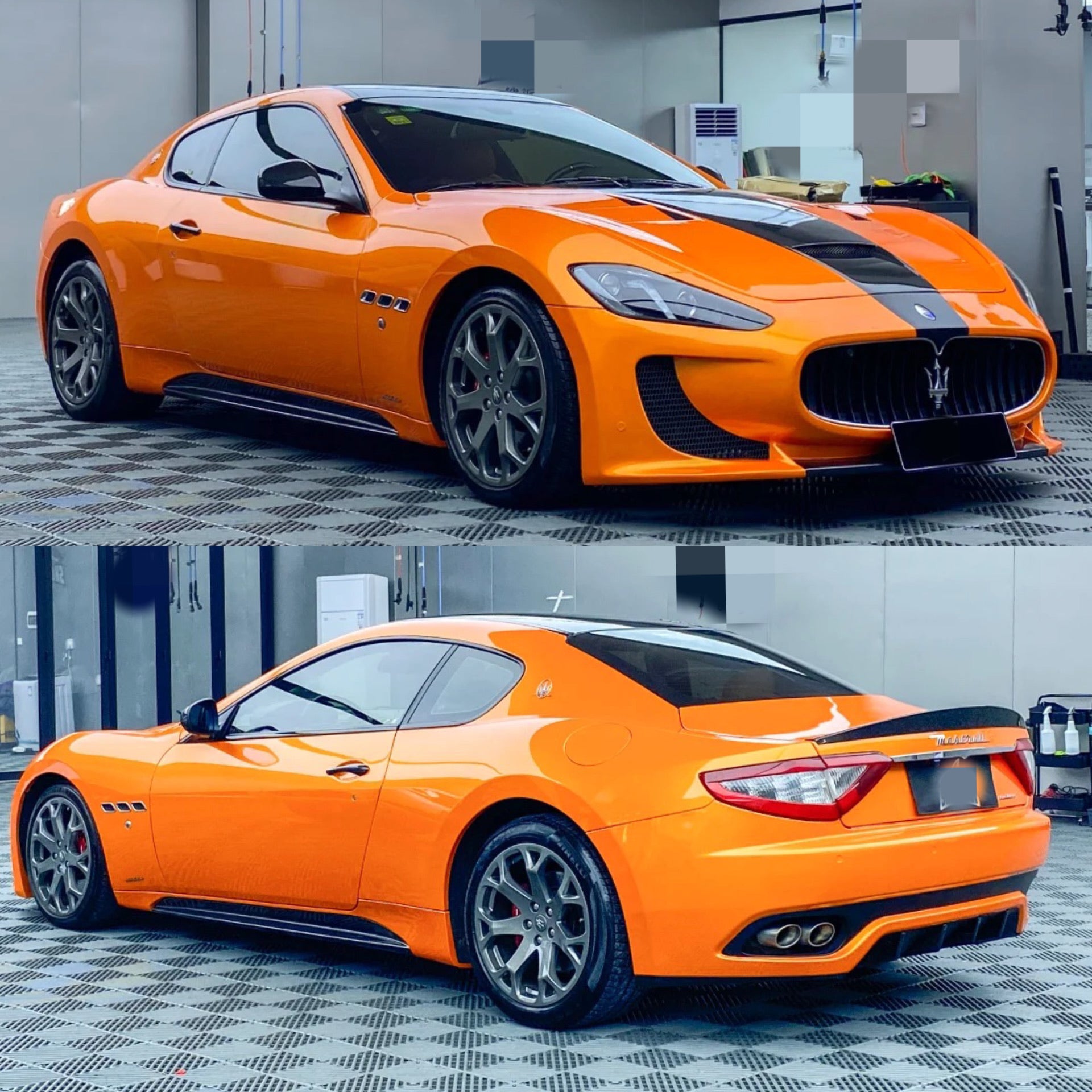 Gloss Metallic Racing Orange Vinyl Wrap