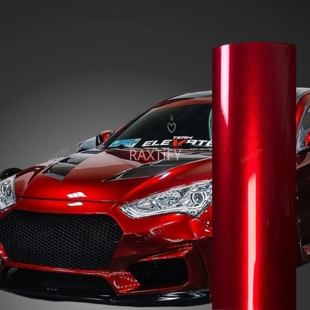 Gloss Metallic Raspberry Red Vinyl Car Wrap – RAXTiFY