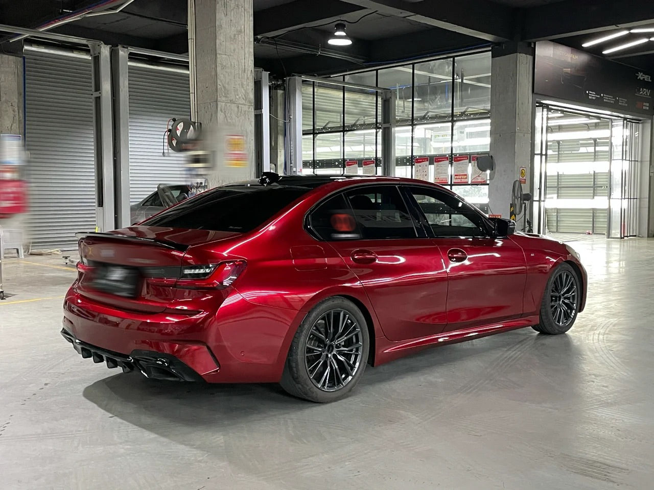 Gloss Metallic Raspberry Red Vinyl Wrap