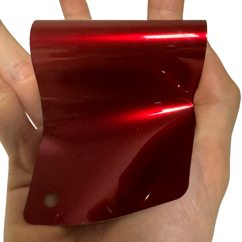 Gloss Metallic Raspberry Red Vinyl Wrap