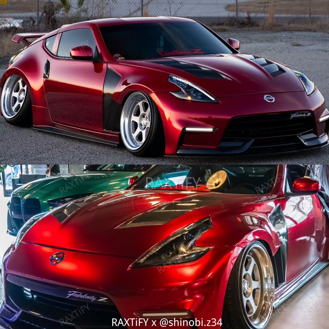 Gloss Metallic Raspberry Red Vinyl Wrap
