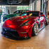 Gloss Metallic Raspberry Red Vinyl Wrap