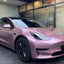 Gloss Metallic Rose Car  Wrap