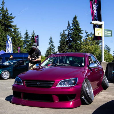 Gloss Metallic Rose Red Vinyl Wrap
