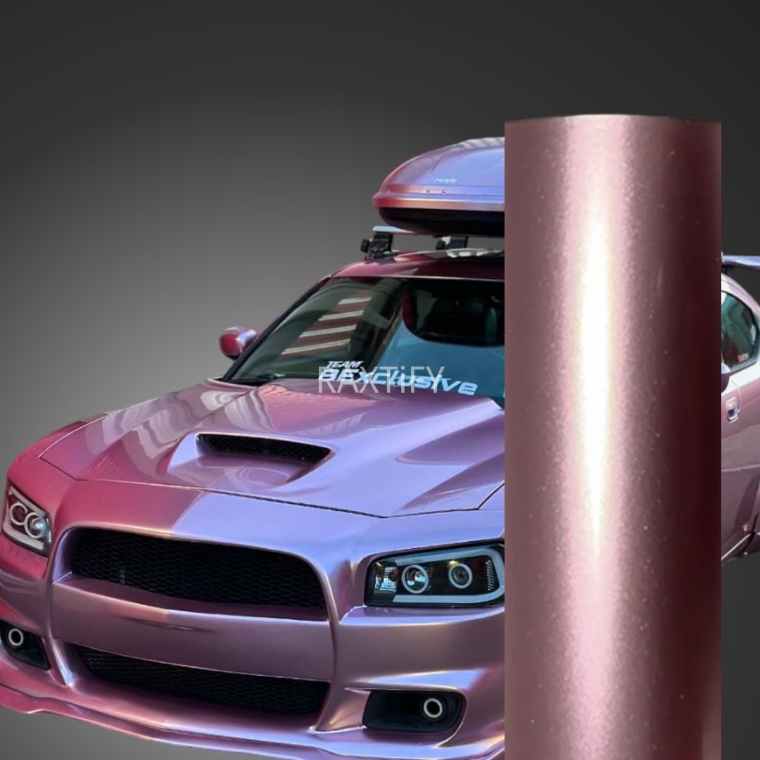 Gloss Metallic Rose Vinyl Wrap