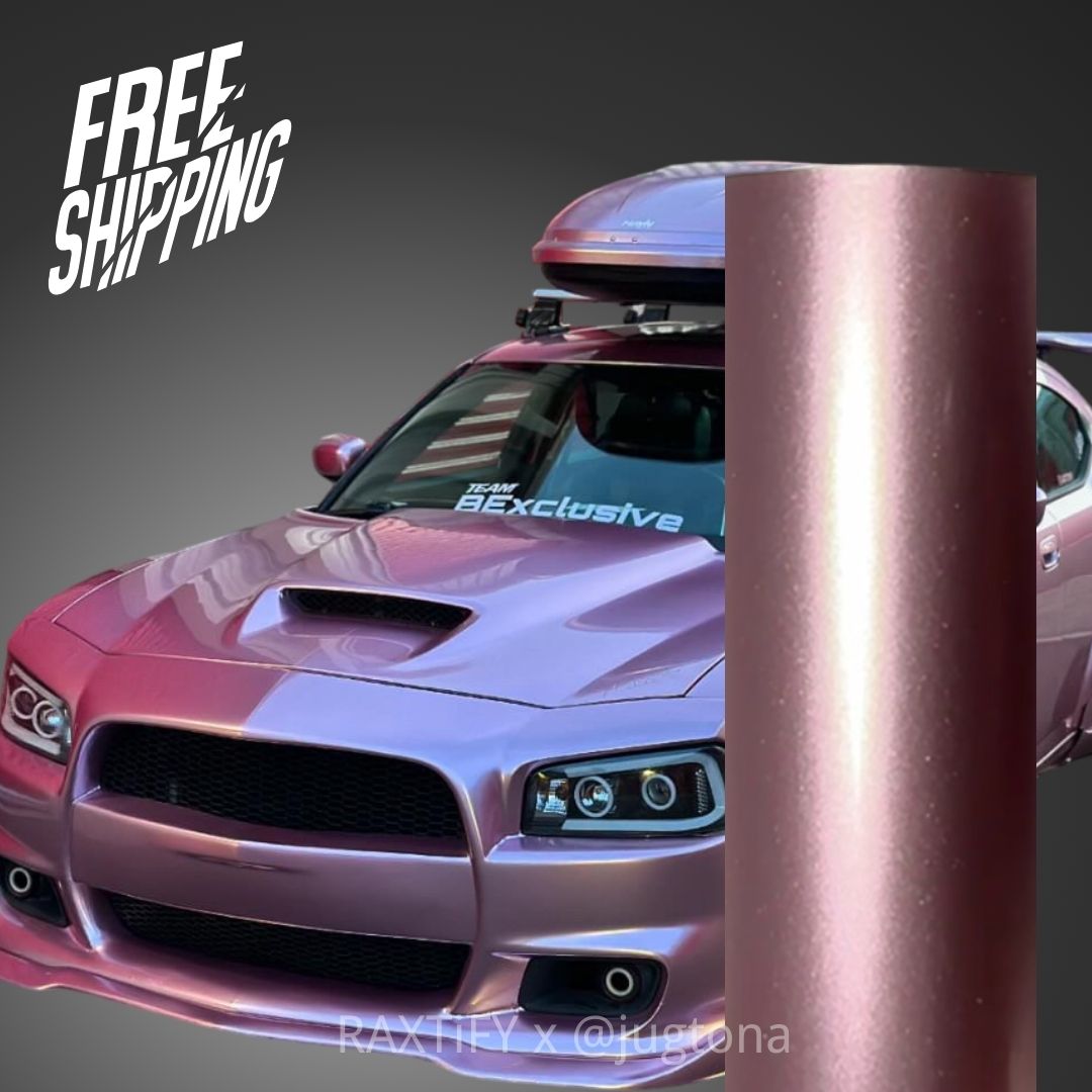 Gloss Metallic Rose Vinyl