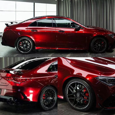 Gloss Metallic Rosewood Red Vinyl Wrap