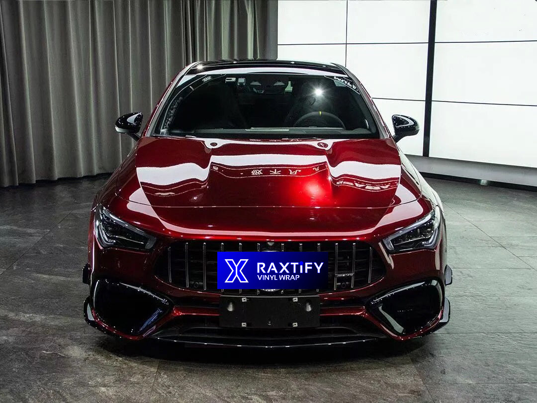 Gloss Metallic Rosewood Red Vinyl Wrap by RAXTiFY