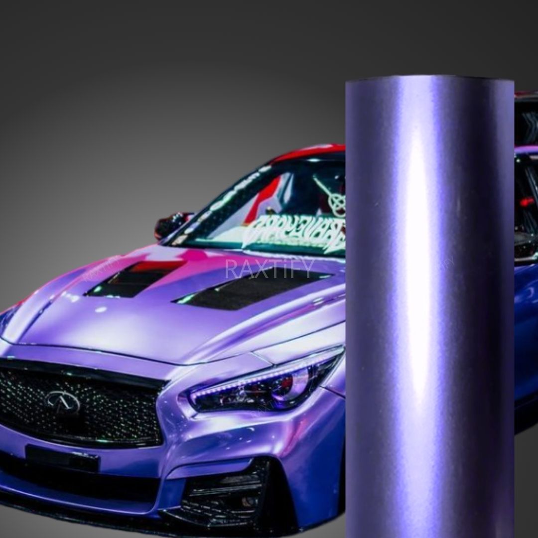 Gloss Metallic Royal Purple Vinyl Wrap