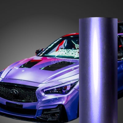 Gloss Metallic Royal Purple Vinyl Wrap