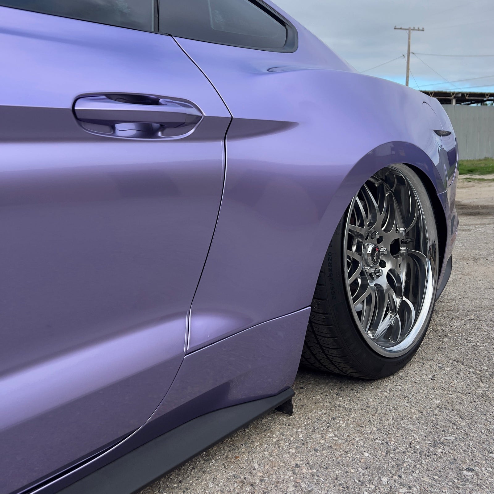 Gloss Metallic Royal Purple Vinyl Wrap