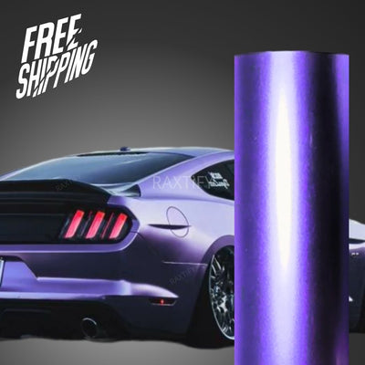 Gloss Metallic Royal Purple Vinyl Wrap