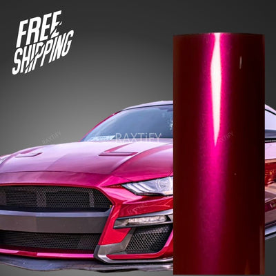 Gloss Metallic Rubellite Purple Vinyl Wrap