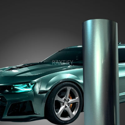 Gloss Metallic Ryan Green Vinyl Wrap