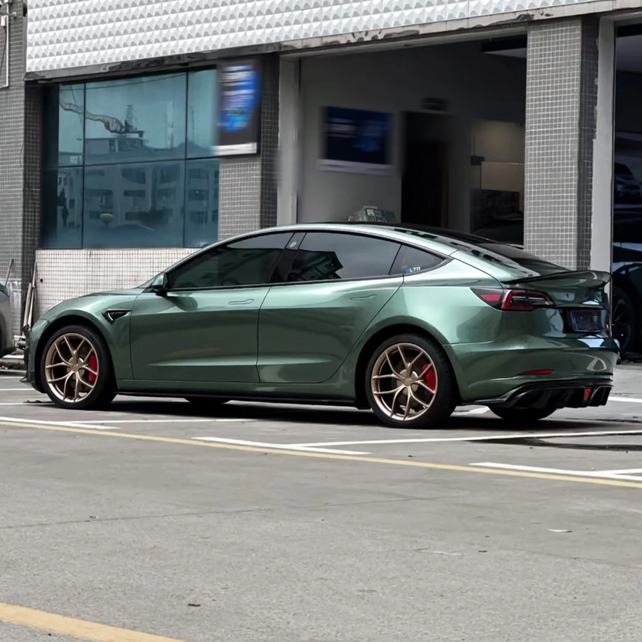 Gloss Metallic Sage Green Vinyl Wrap