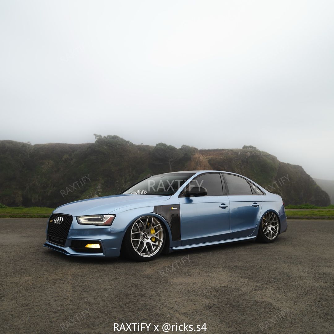 Gloss Metallic Silver Lake Blue Vinyl Wrap Color