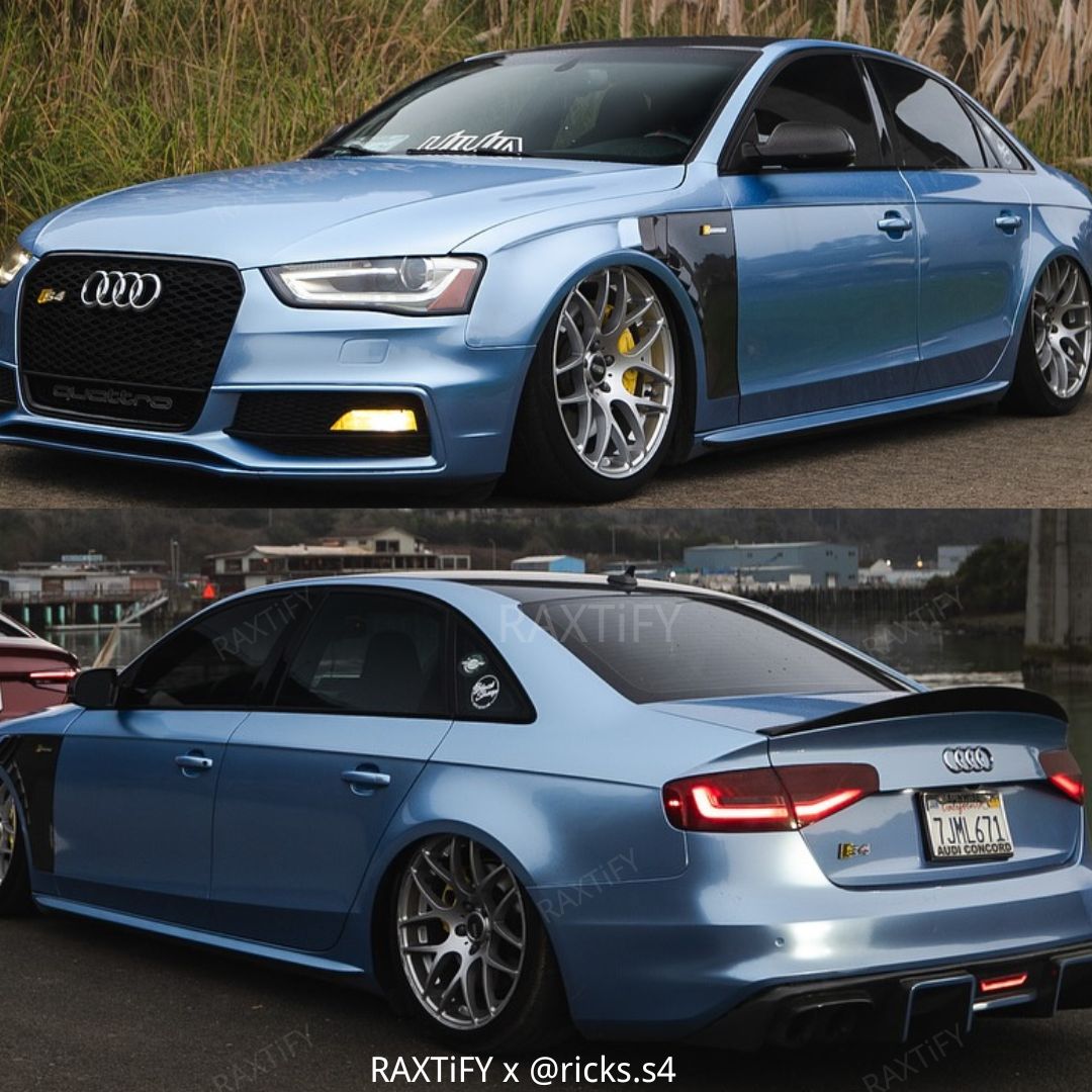 Gloss Metallic Silver Lake Blue Vinyl Wrap