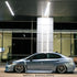 Gloss Metallic Silver Lake Blue Vinyl Wrap