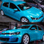 Gloss Metallic Turquoise Dream Car Wrap on VW full look