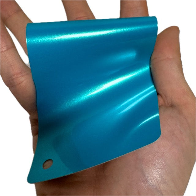 Gloss Metallic Turquoise Dream Car Wrap swatch card