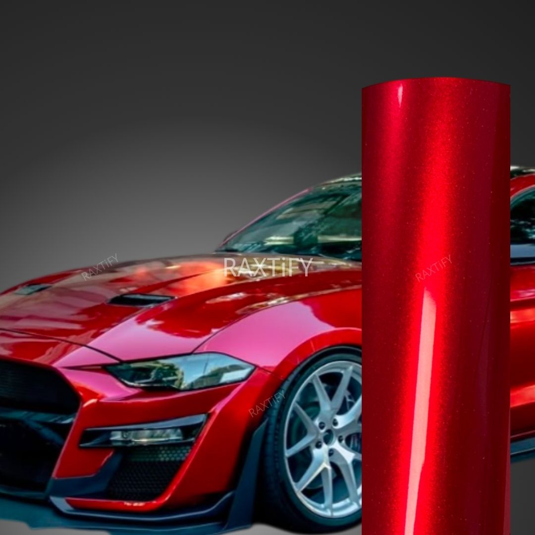 Gloss Metallic Vampire Red Vinyl Wrap