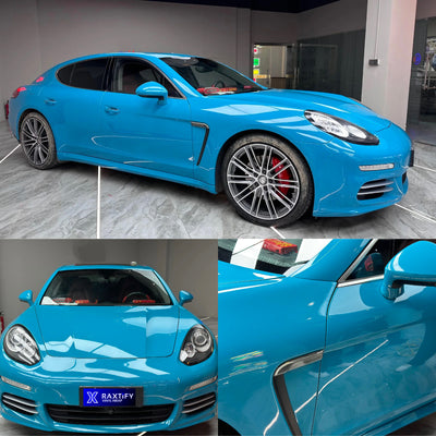 Gloss Miami Blue Vinyl Wrap