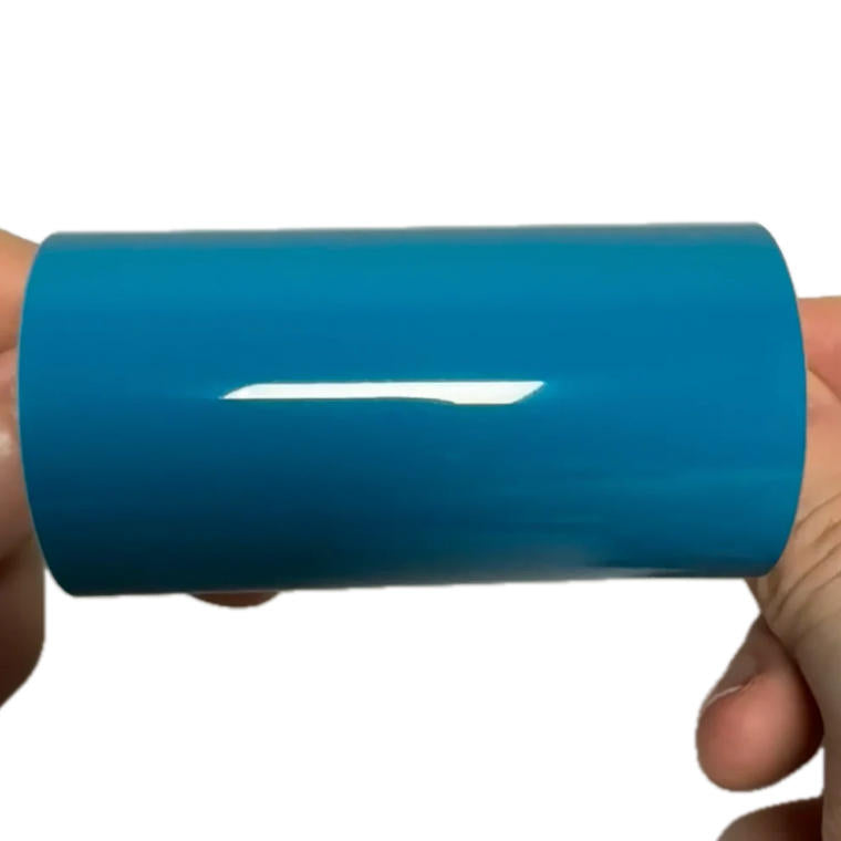 Gloss Miami Blue Vinyl Wrap swatch card