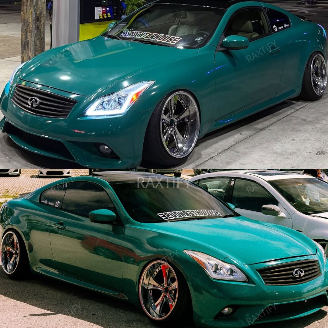 Gloss Pine Green Vinyl Wrap infiniti