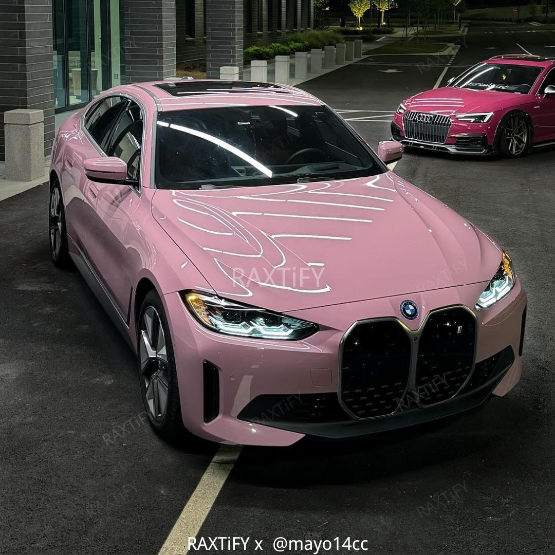 Gloss Plum Pink Car Wrap