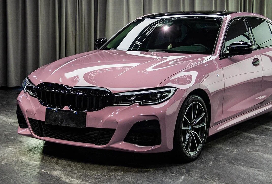 Gloss Plum Pink Car Wrap