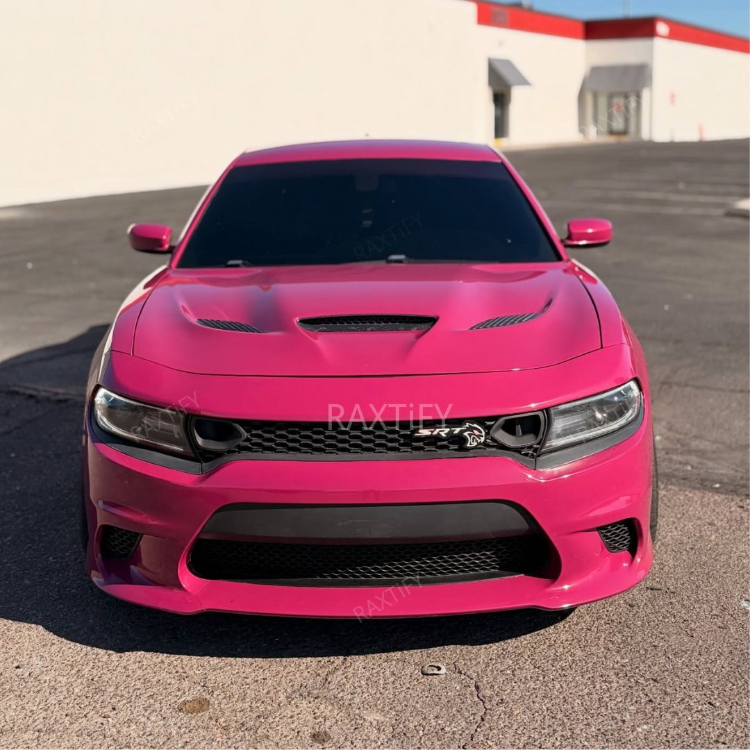 Gloss Ruby Star Vinyl Wrap Charger Front Look