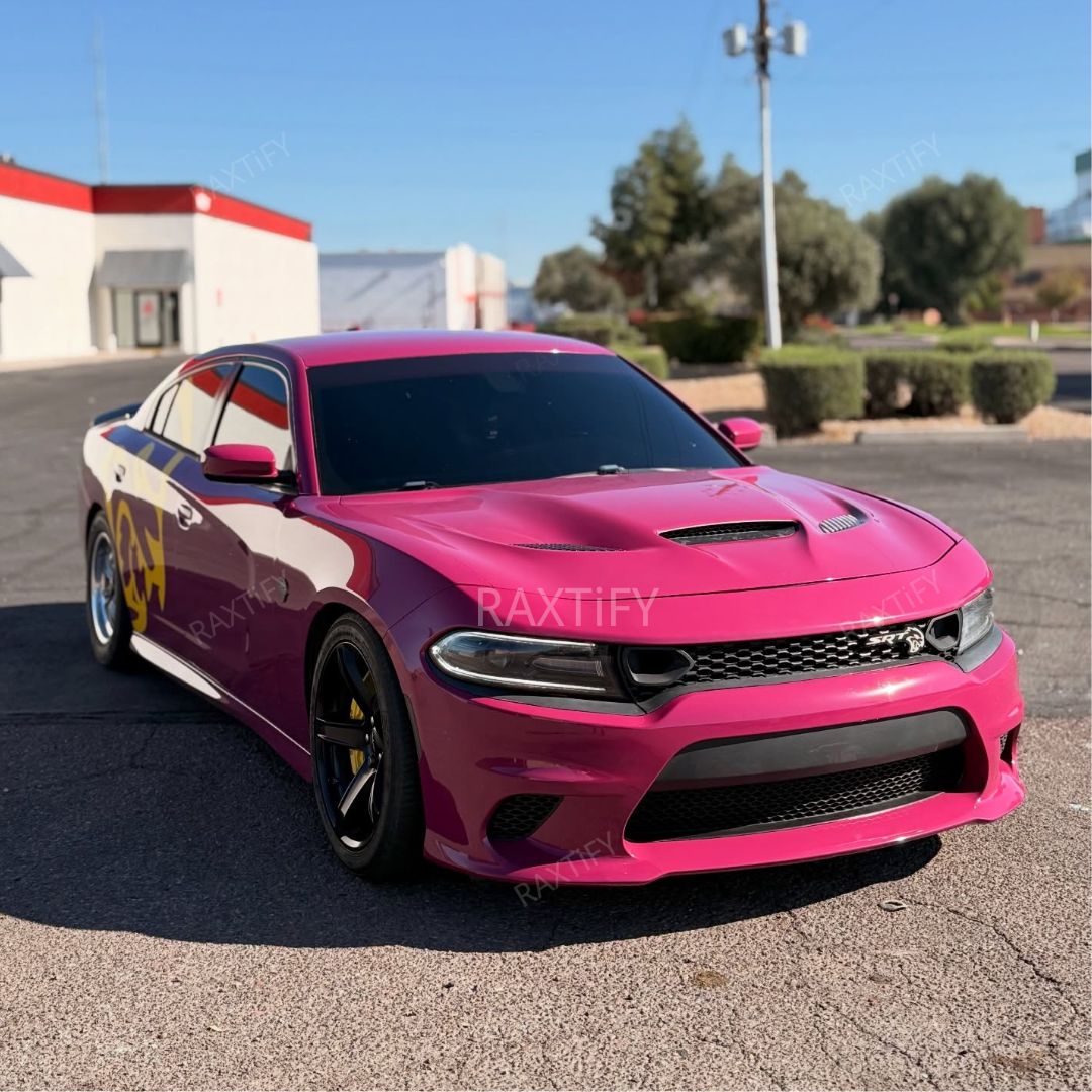 Gloss Ruby Star Vinyl Wrap Dodge Charger Full Look