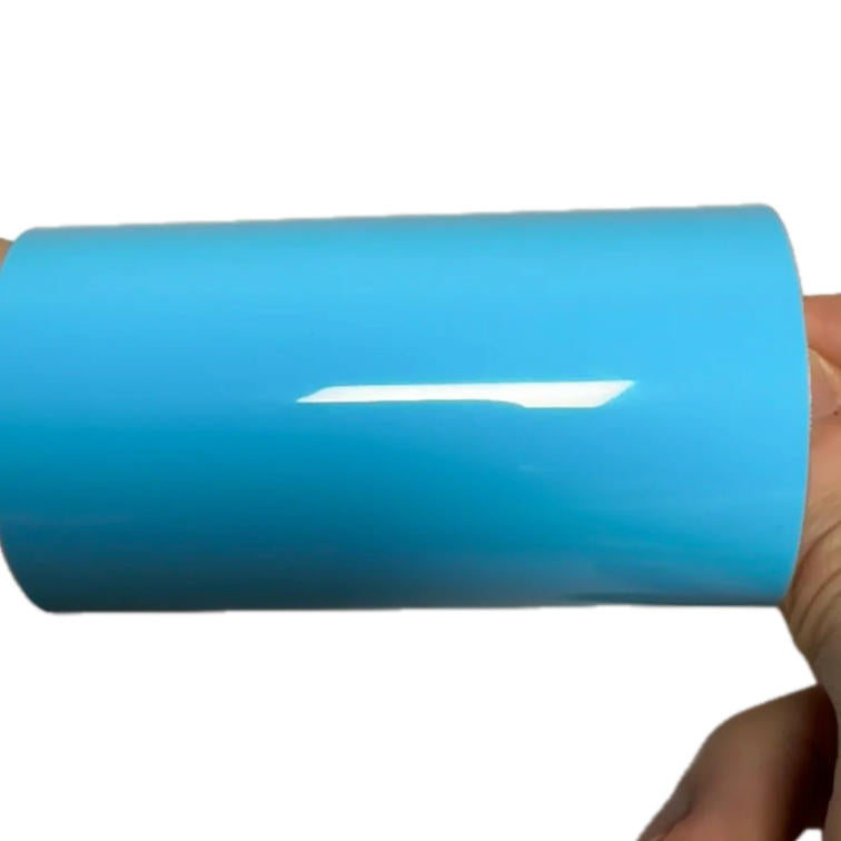 Gloss Sky Blue Vinyl Wrap Sample