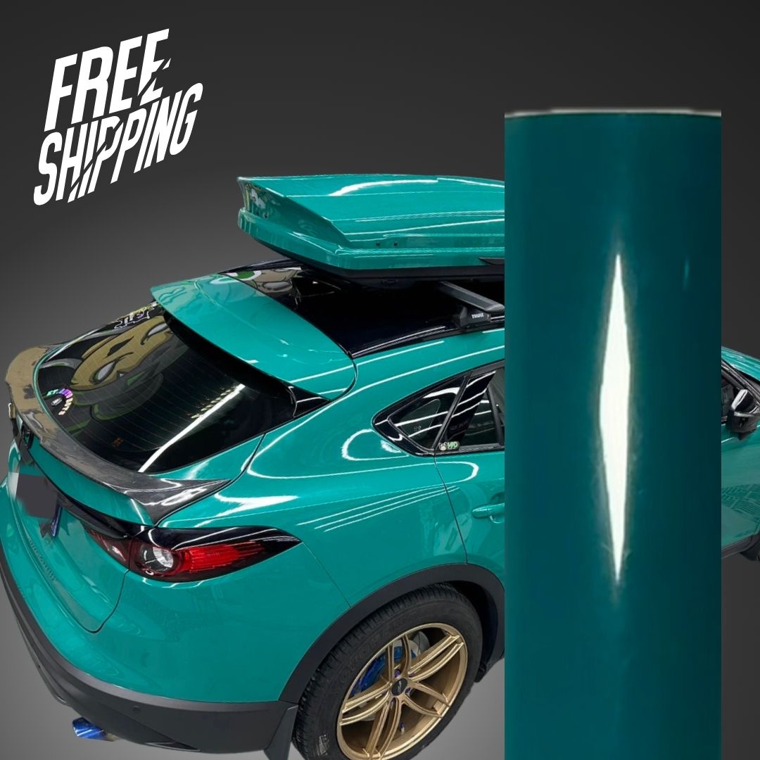 Gloss Storm Green Car Wrap