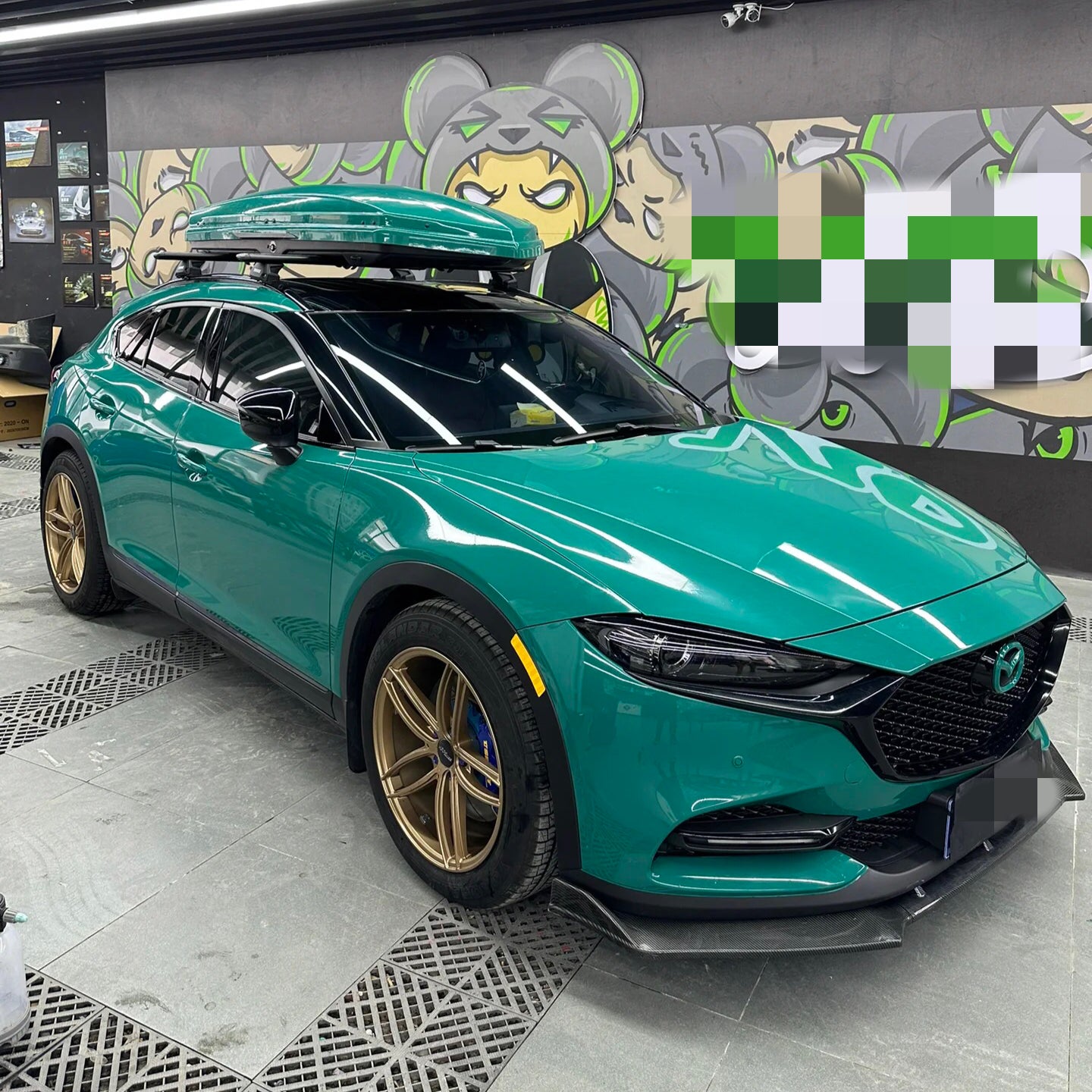 Gloss Storm Green Car Wrap