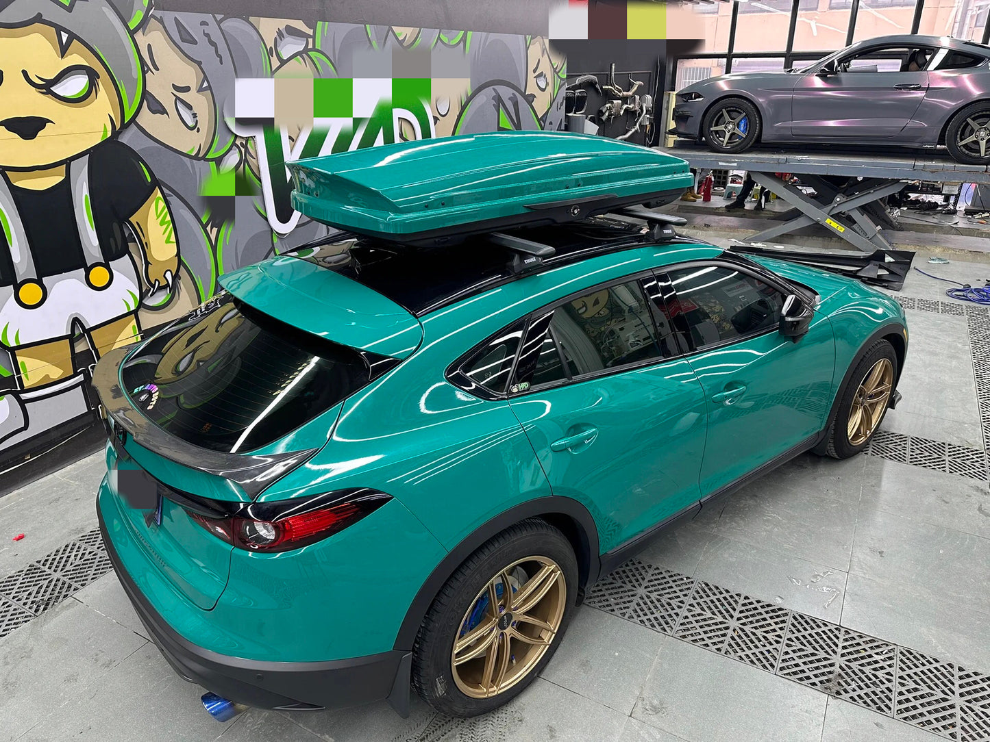 Gloss Storm Green Car Wrap