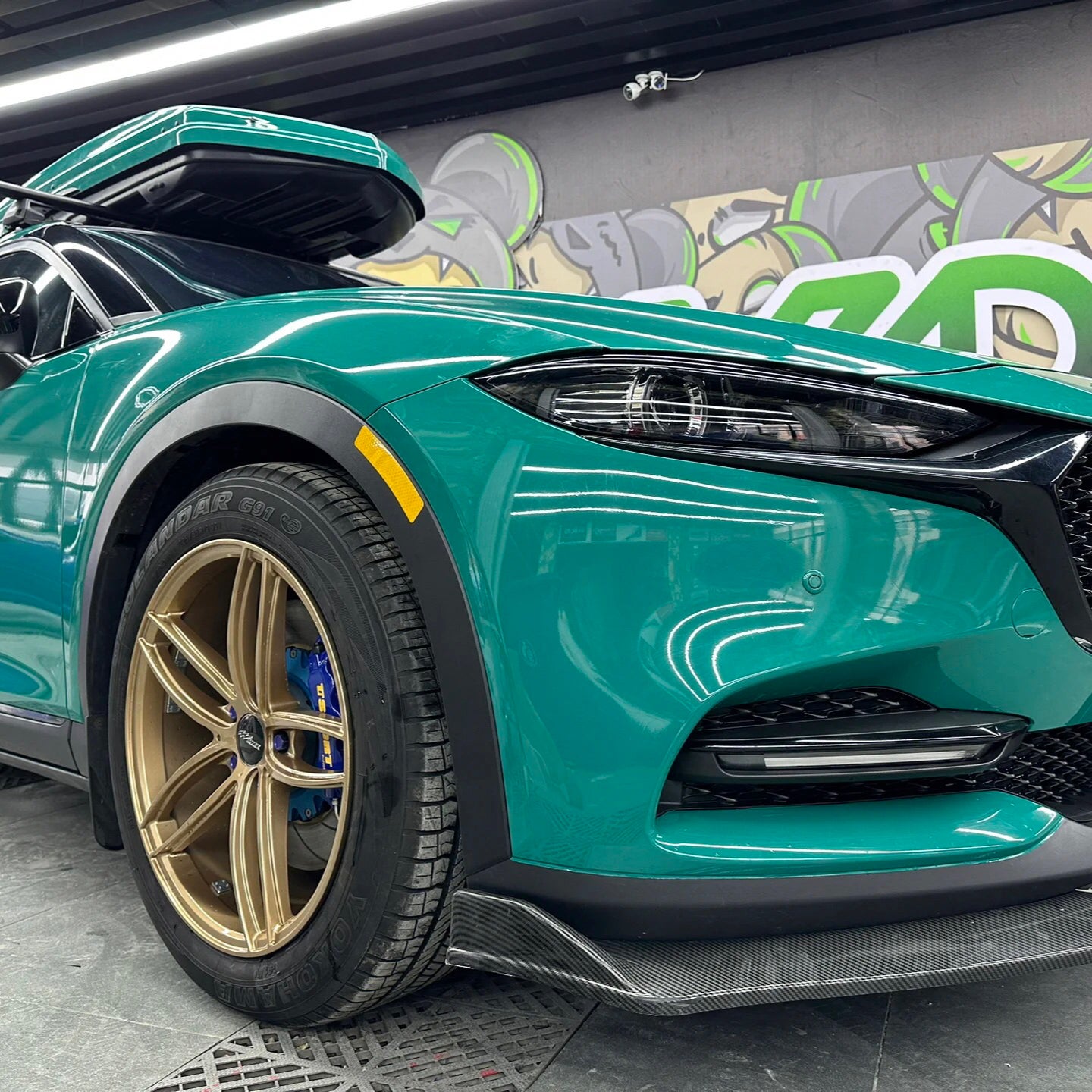 Gloss Storm Green Car Wrap