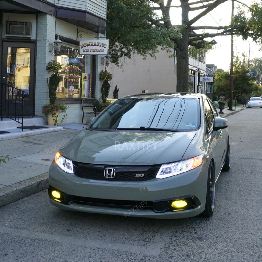 Honda Gloss Khaki Green Vinyl Wrap