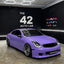 Honda Gloss Lavender Purple Vinyl Wrap 