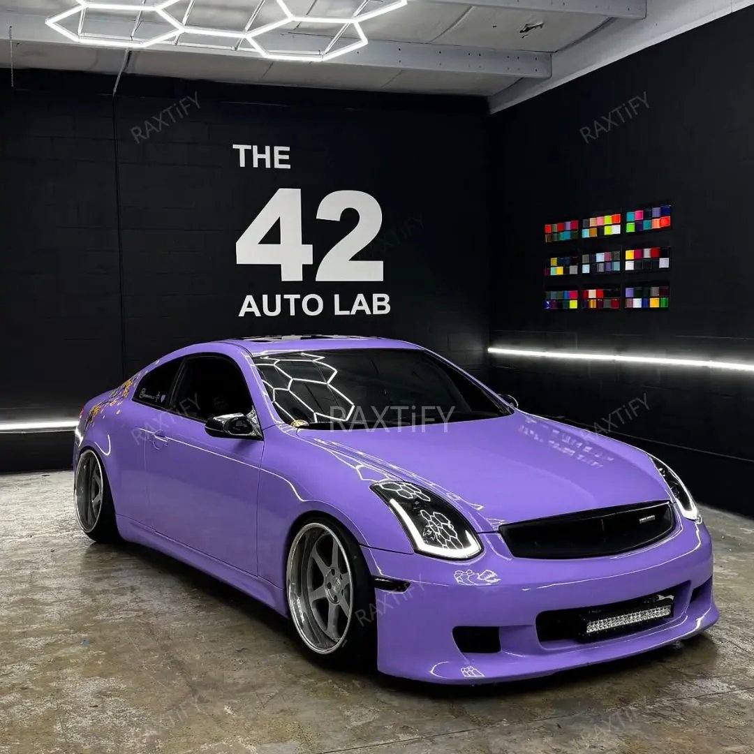 Honda Gloss Lavender Purple Vinyl Wrap 
