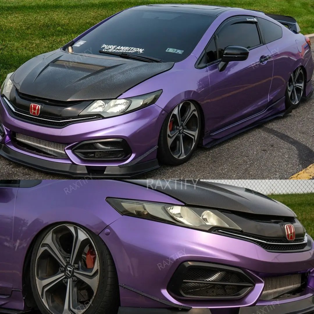 Gloss Metallic Galaxy Purple Vinyl Wrap