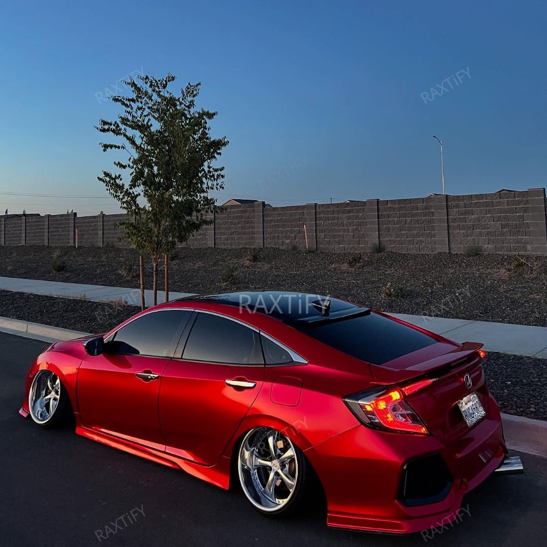 Honda Gloss Metallic Vampire Red Vinyl Wrap