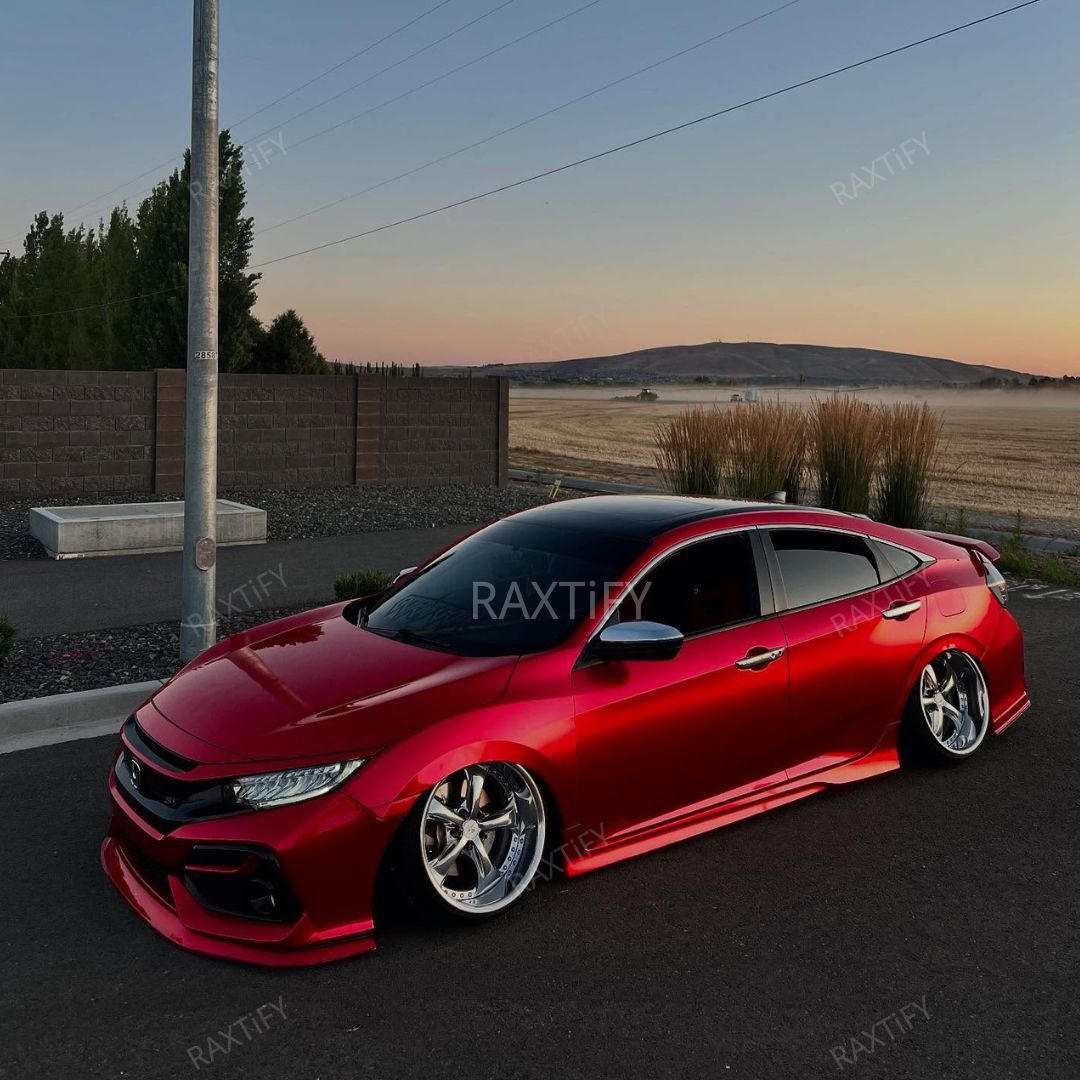 Honda Gloss Metallic Vampire Red Vinyl Wrap
