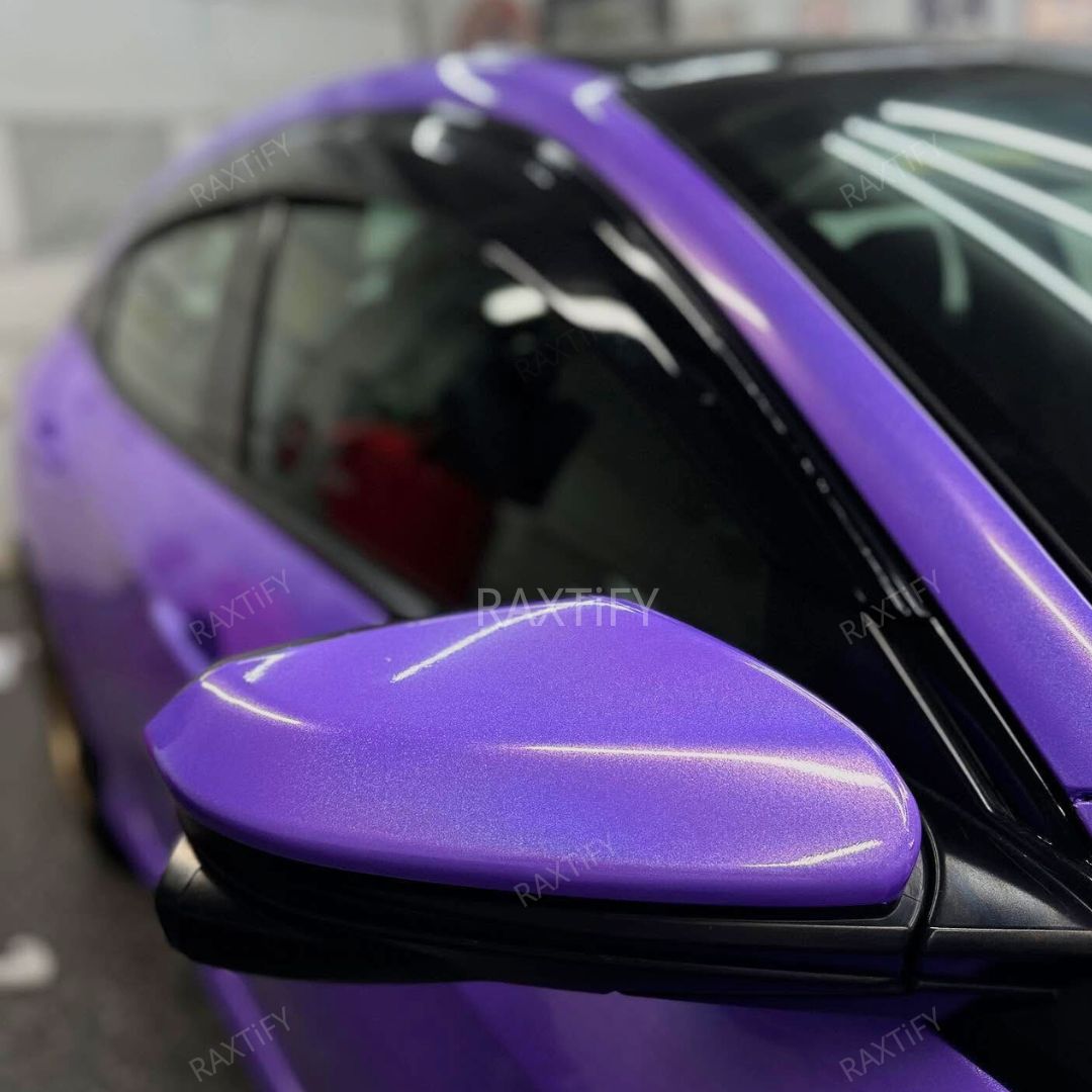 Laser Gloss Purple Vinyl Wrap